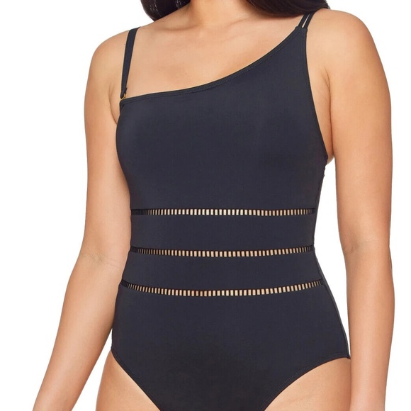 Bleu Rod Beattie Behind the Seams One-Shoulder One-Piece Swimsuit - Picture 3 of 5